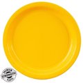 Birthday Express Birthday Express 263549 Dinner Plates; School Bus Yellow - Size 48 263549